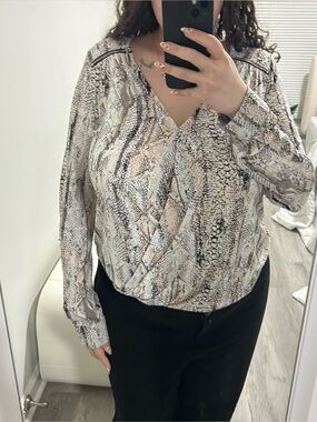 inc international concepts wrap blouse